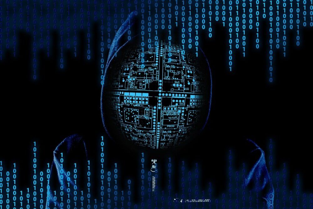 Hacker in der Matrix